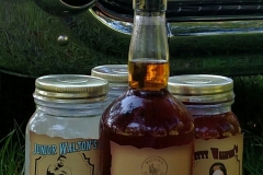 Using my 57 Chevy as a back drop for whiskey ad