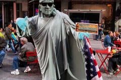 Fun in New York City with Statute of Liberty
